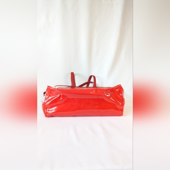 Ed Hardy Clear Tiger Tote PVC Red Trim Shoulder Bag Tattoo DEADSTOCK - NWT - Picture 3 of 10